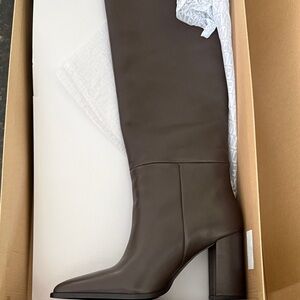 Steve Madden Dark Brown Heeled Boots